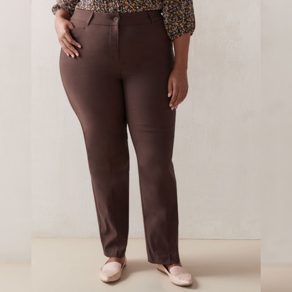 Penningtons Savvy Fit Straight Leg Pants Size 3X Plus Size 22